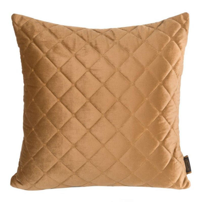 Poszewka dekoracyjna welurowa Eurofirany 45 x 45 cm miodowa Ria 1 1 szt.