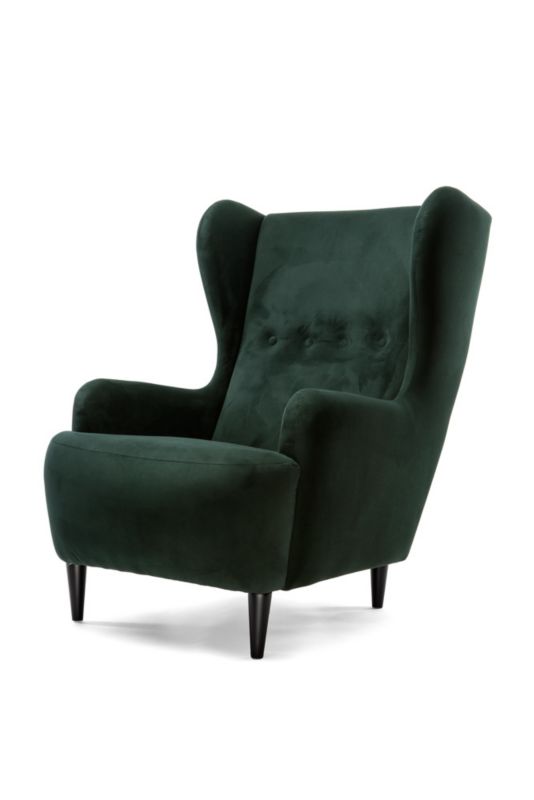 Fotel uszak Marbet Design LENA ciemnozielony 1 szt.