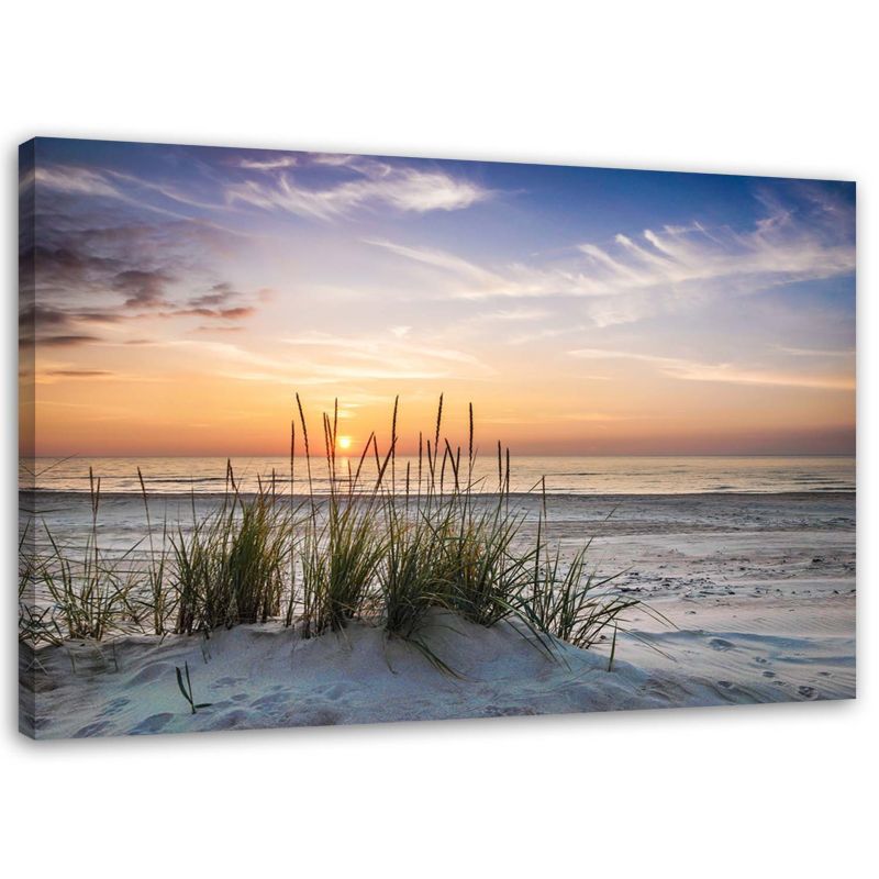 Obraz na płótnie Feeby Zachodzące słońce na plaży 60x40cm 1szt