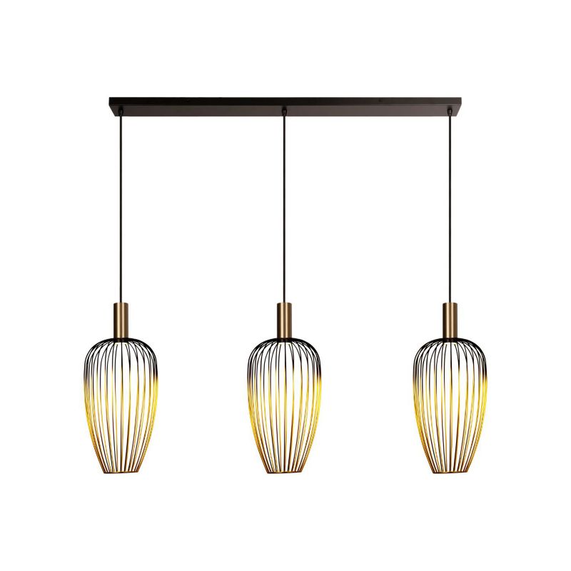 Lampa wisząca Lucide AURELIE złota 3xGU10x25W IP20 wym:170x115x22cm - 1 szt.