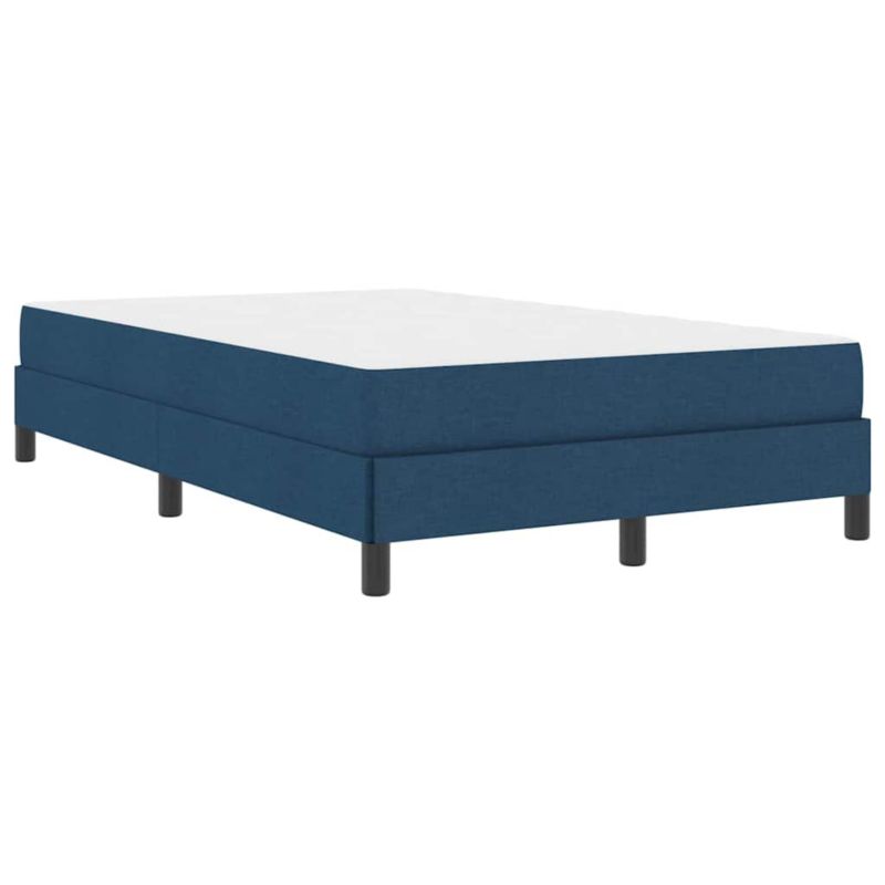 Łóżko z materacem WaszeMeble 120x200 cm Niebieski tkanina WM-3398485 1 szt.