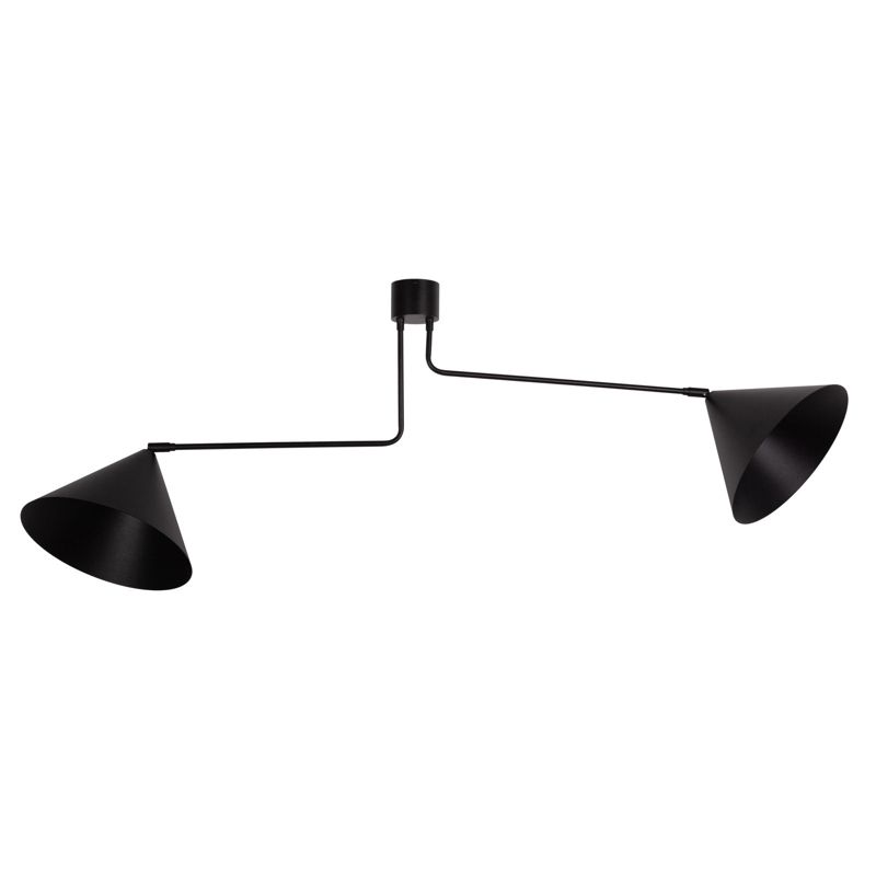 Lampa wisząca Sigma Lighting Magic 8726 czarna dekoracyjna 2xE27 x 1 szt.