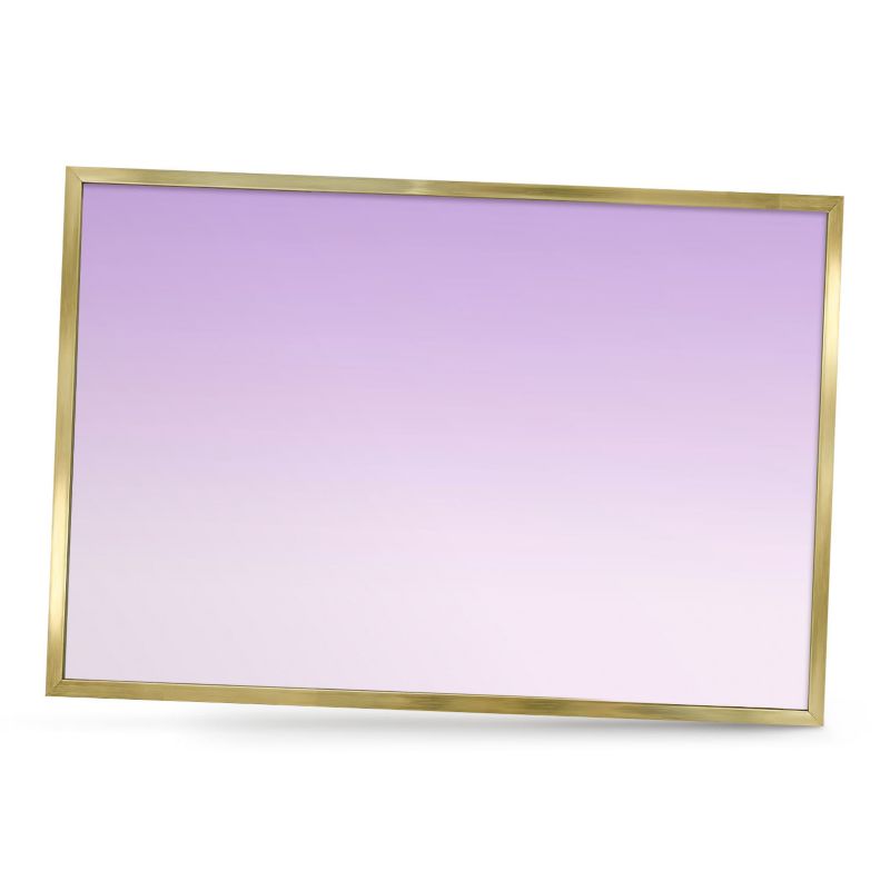 Tablica magnetyczna dekoracyjna ArtPrintCave 60x40 Subtelny gradient w złotej ramie 1szt