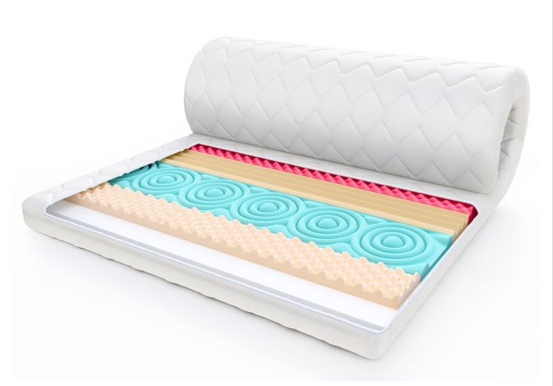Materac nawierzchniowy FDM 140x200 topper profilowana pianka wysoko-elastyczna H30 1 szt.