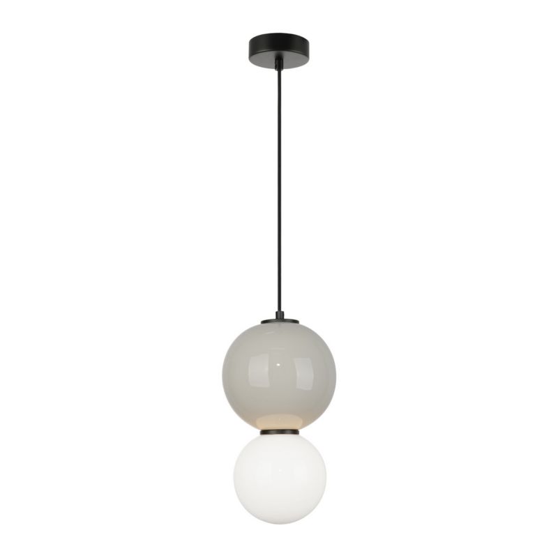 Lampa wisząca Italux PIEVE szara 1 x LED 6W 801lm wym:154x18x18cm IP20 -1 szt.
