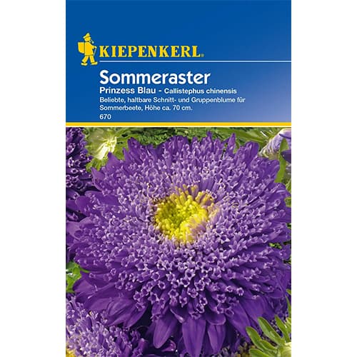 1 szt, Sommeraster Prinzess Blau - Samen: Ilość w opakowaniu: 1 Stück