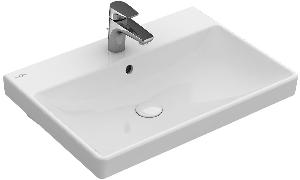 Villeroy & Boch Avento umywalka 65x47 cm prostokątna ścienna-meblowa biała 415865R1 - Wysyłka w 24h