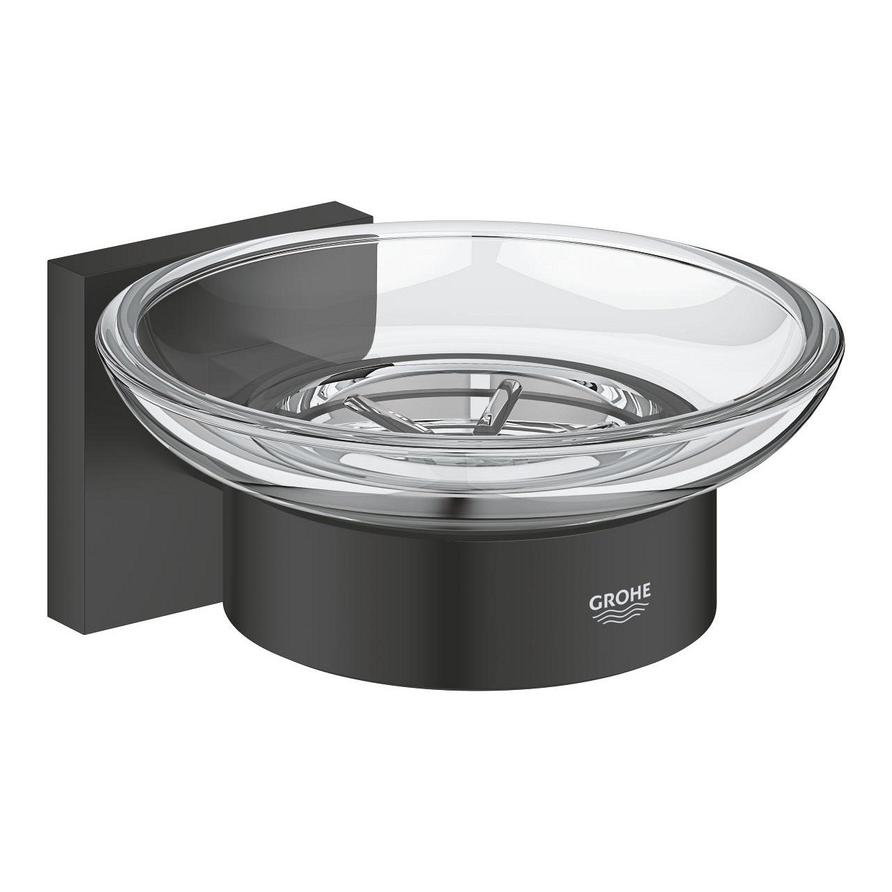 Grohe Start Cube mydelniczka ścienna czarna-przezroczysta 410962430 - Wysyłka w 24h