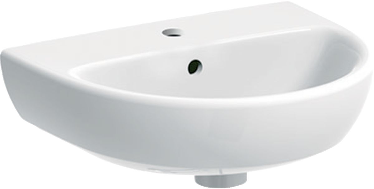 Geberit Selnova umywalka 45x37 cm półokrągła biała 500.324.01.7