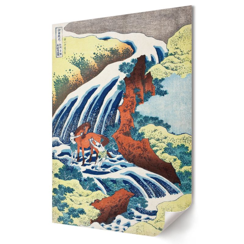 Plakat canvas Wallfluent Format A3 Wodospady Yoshitsune Artysta Hokusai 1 szt.
