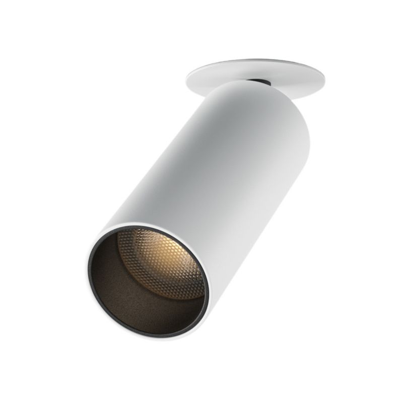 Oprawa sufitowa wpuszczana Maytoni Focus Led biała LED 12W 3000K 950lm ruchoma IP20 wym: 15,8 x 5,2 x 5,2 cm okrągła - 1 szt.