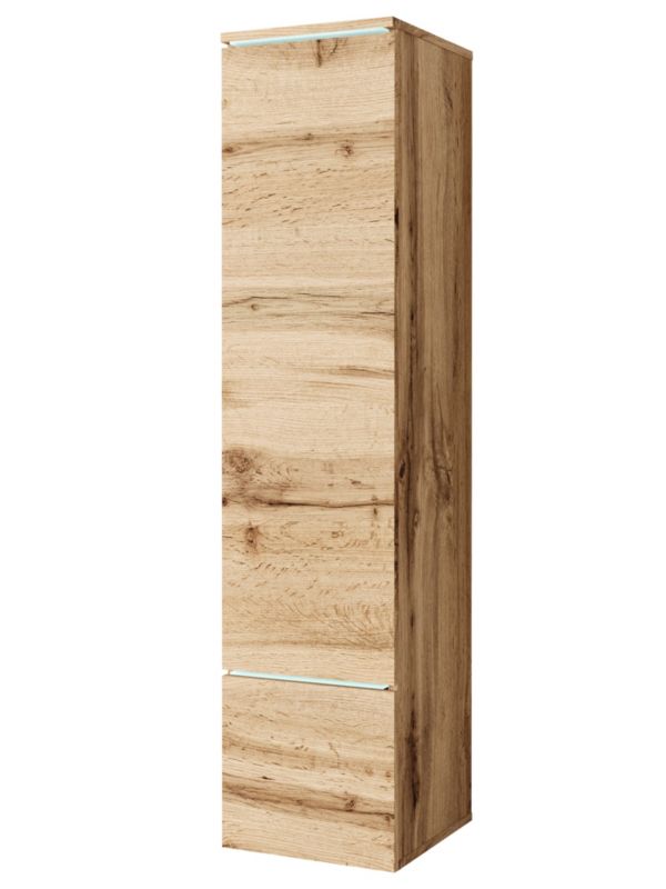 Szafka MINIO go for it VEVE 01 z oświetleniem LED, dąb wotan 1 szt.