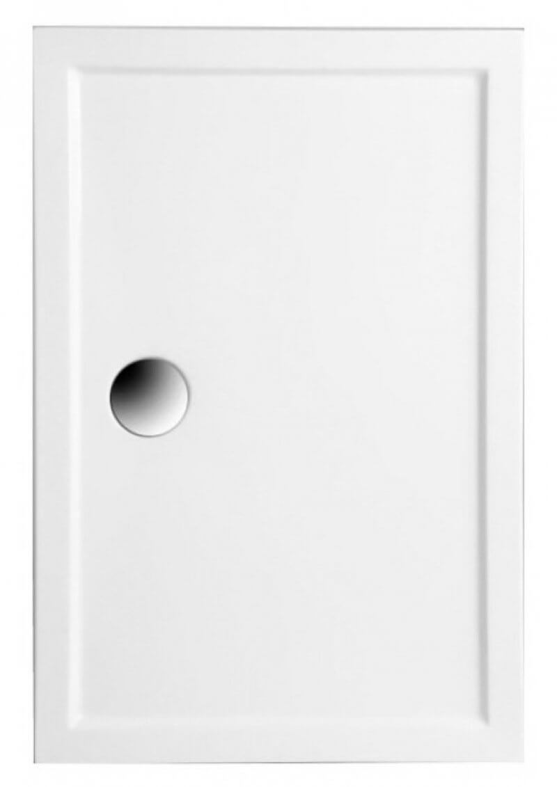 Polimat Goliat brodzik 100x90 cm prostokątny biały 00367