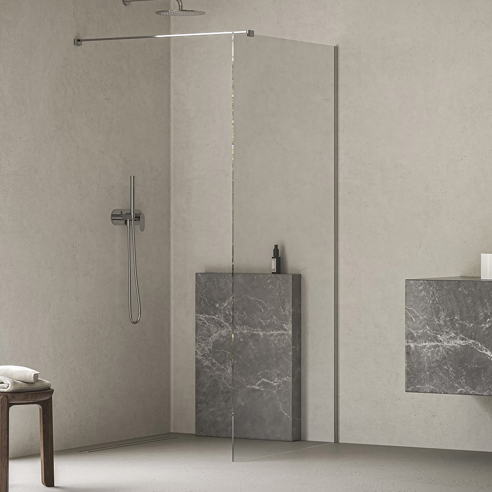 Ravak Walk in Wall Air ścianka prysznicowa walk-in 90 cm chrom szkło przezroczyste GW9W70C00Z1C