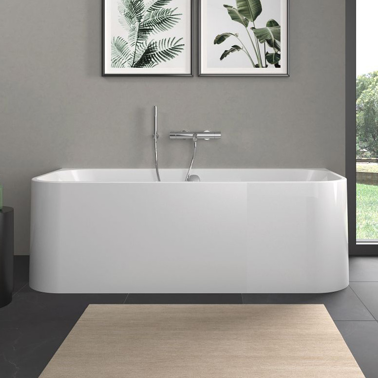 Duravit Happy D.2 wanna przyścienna 180x80 cm biała 700318000000000