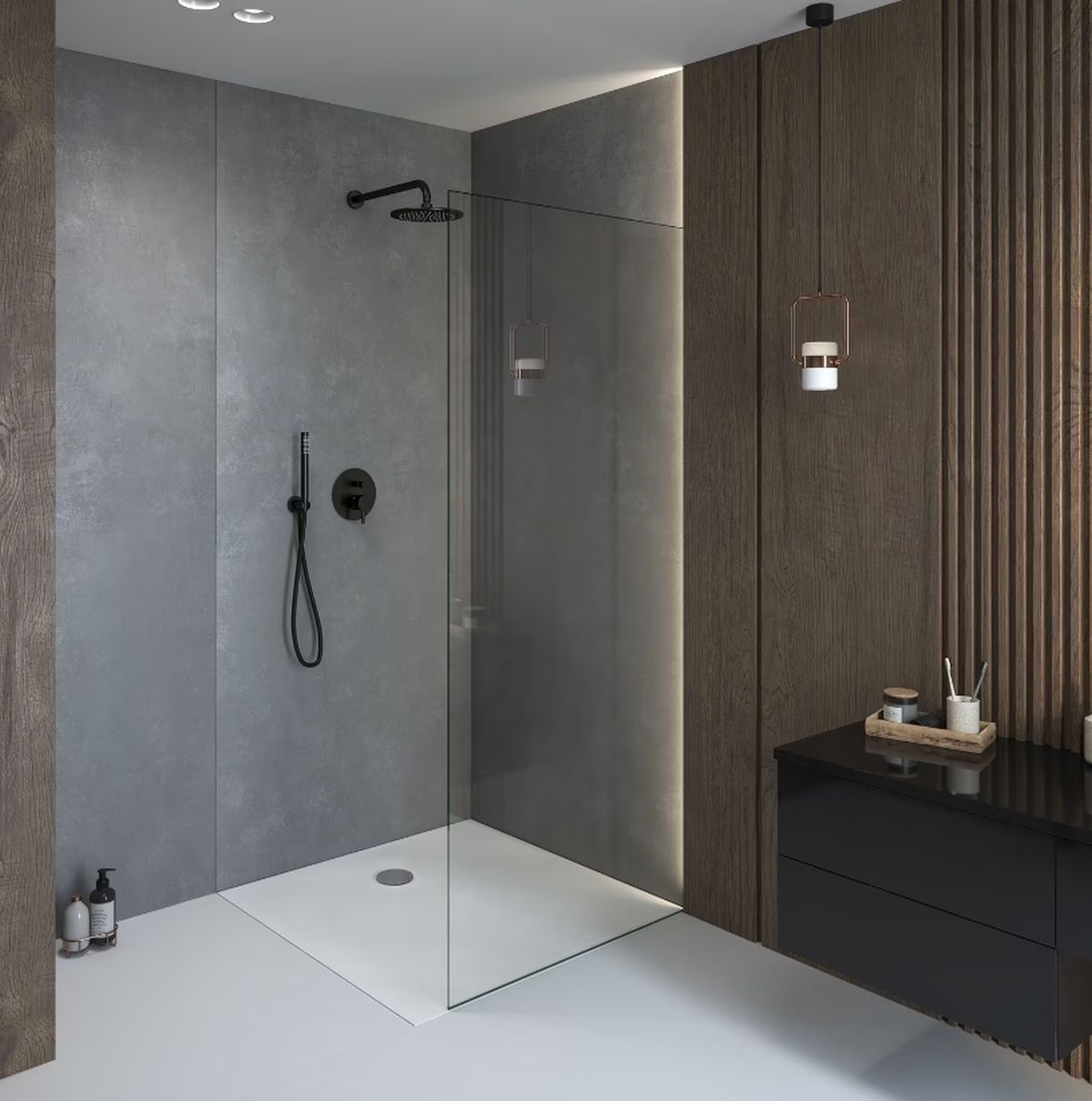 Kronenbach Cube brodzik prostokątny 160x90 cm biały Antislip KBMD1690AS