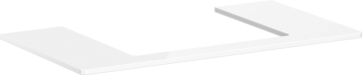 Darmowa Dostawa - Blat naszafkowy 98x55 cm biały Hansgrohe Xelu Q 54110050
