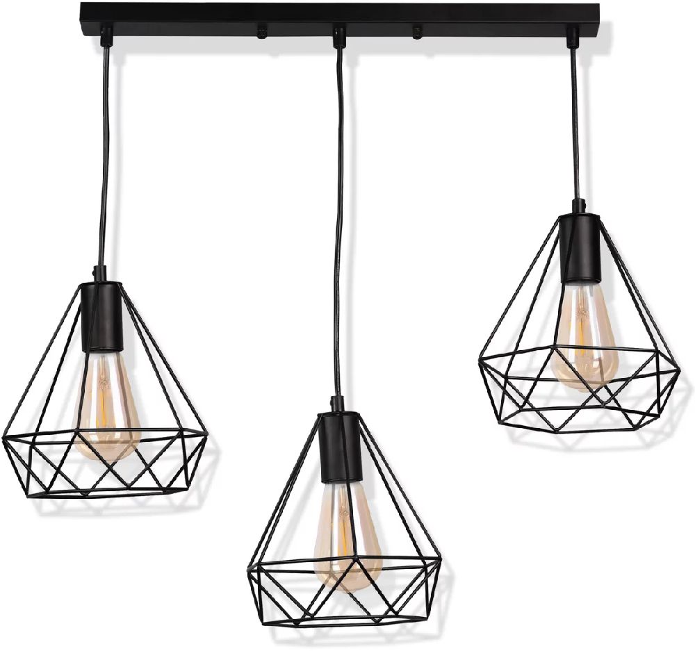 Darmowa Dostawa - Lampa wisząca 3x20 W czarna Goldlux Vigo 314628