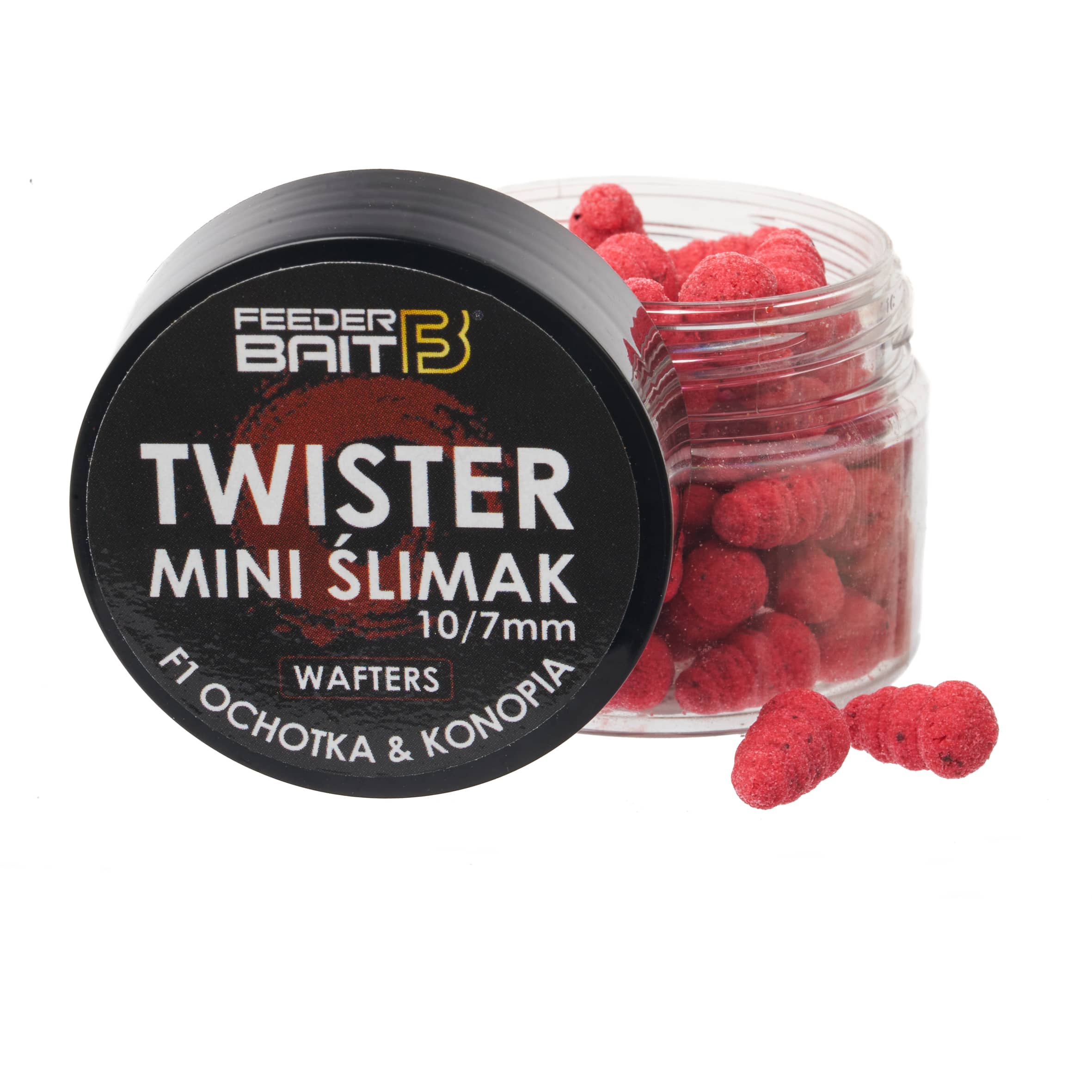 Feeder Bait Mini Ślimaki Twister - F1 Ochotka Konopia