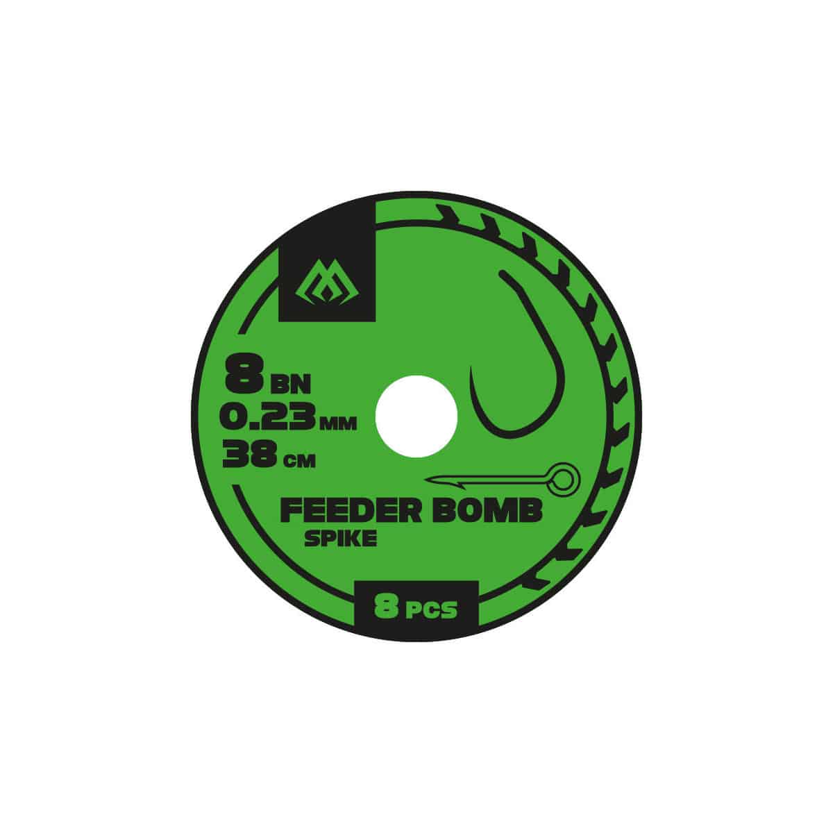 Mikado Przypon gotowy Feeder Bomb z Igłą Bezzadziorowe nr 10 0,20mm