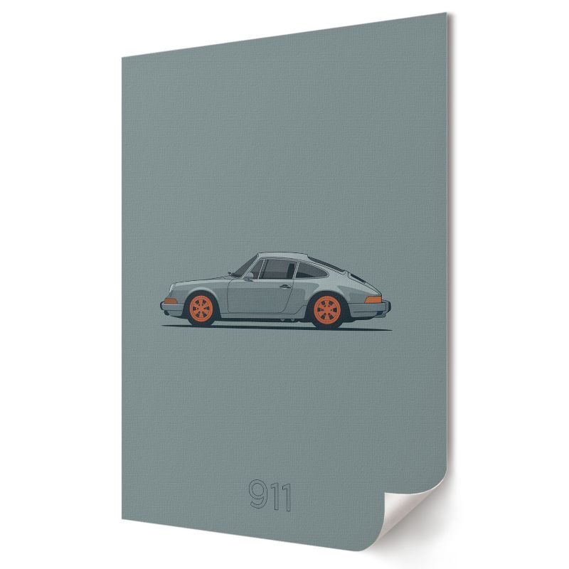 Plakat Wallfluent Format A4 Klasyczne auto Studio North Form 1 szt.