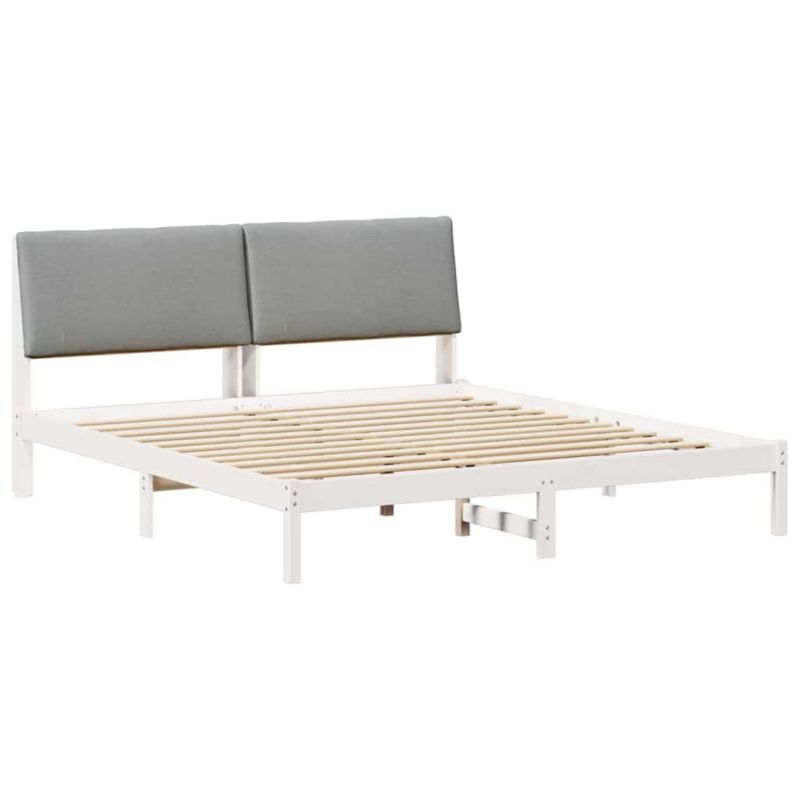 Łóżko Drewniane WaszeMeble 180x200 cm Białe WM-3394367 1 szt.