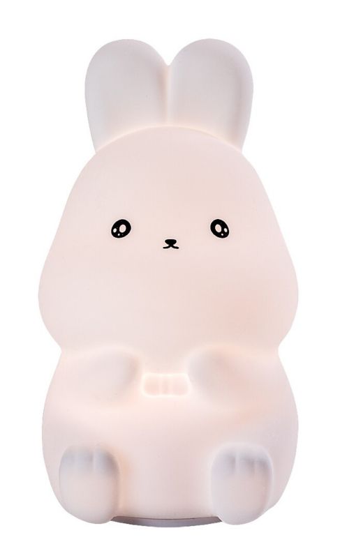 Lampa stołowa króliczek Rabalux Lightimals biała LED 0,05W IP20 wym:9,5x6,5x5,5cm - 1 szt.