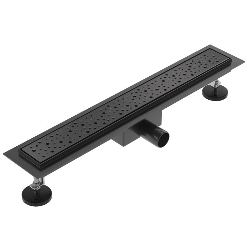 Odpływ liniowy SEVANTE z maskownicą WK044 80 cm czarny FLAT 1szt.