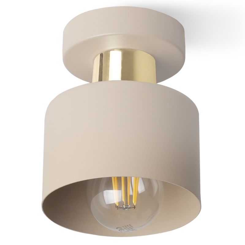 Lampa sufitowa wisząca Light Home LH Panta niska 1x E27 kaszmirowy/złoty 1szt.