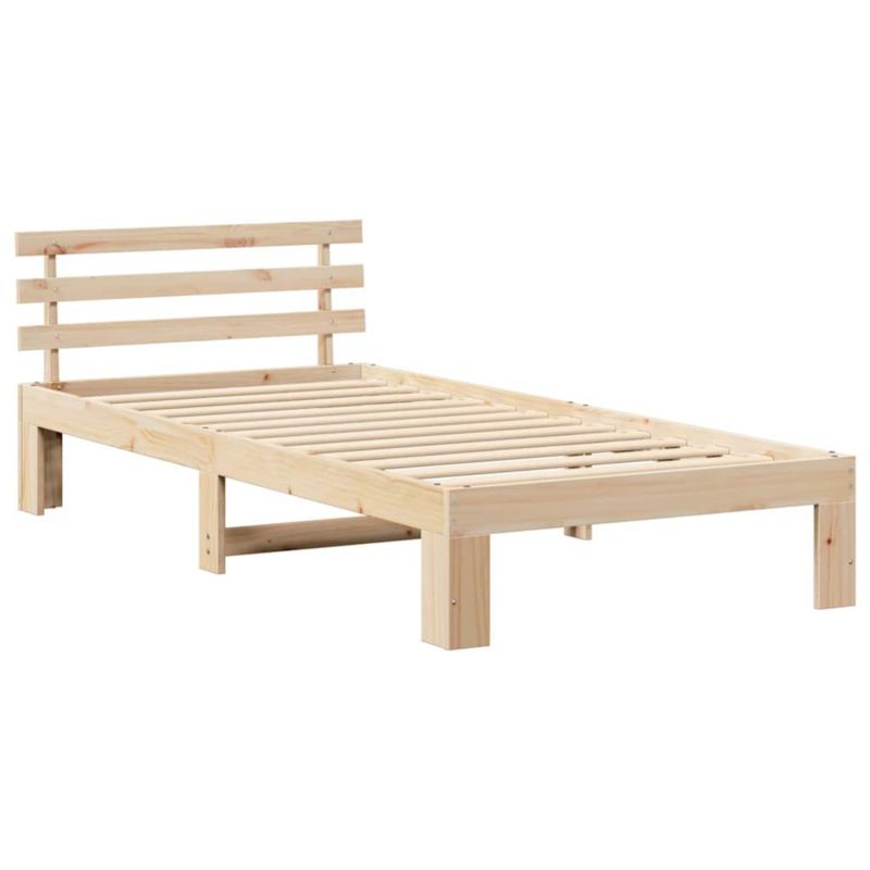 Rama łóżka WaszeMeble 80x200 cm Naturalny sosna WM-872629 1 szt.