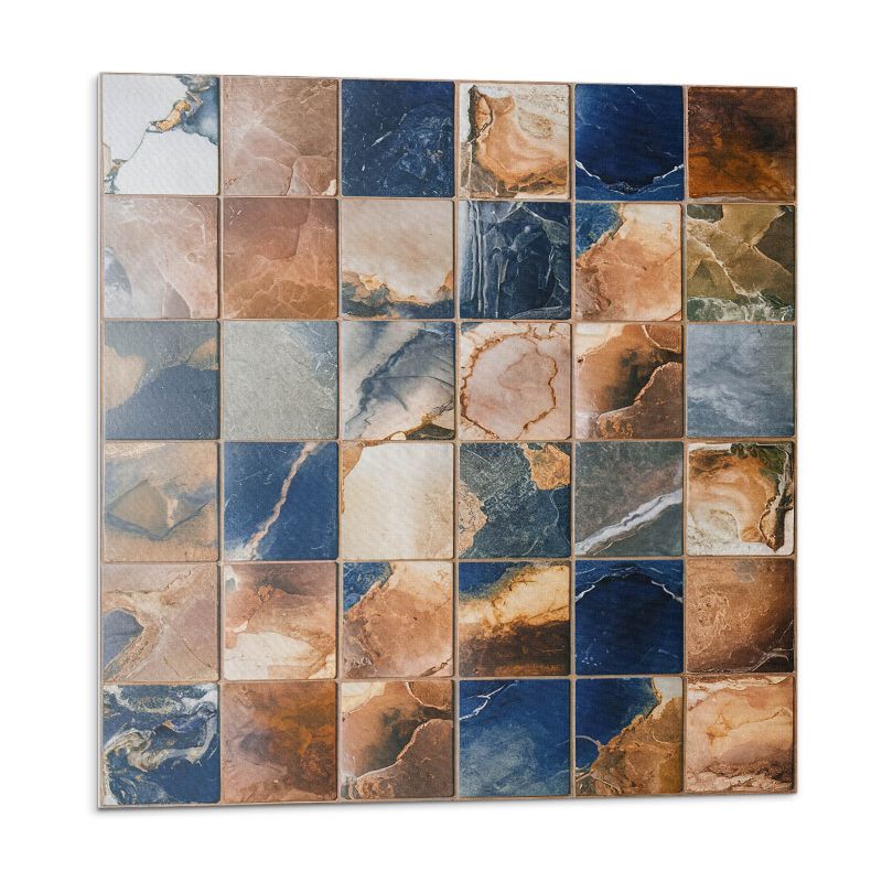 Kafelki samoprzylepne Wallfluent 30x30 cm Mozaikowe wzory z kamiennymi akcentami 9 szt.
