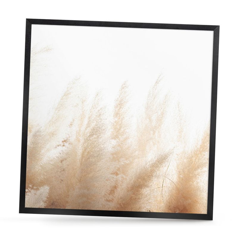 Tablica magnetyczna dekoracyjna ArtPrintCave 50x50 Trawy eteryczne w czarnej ramie 1szt