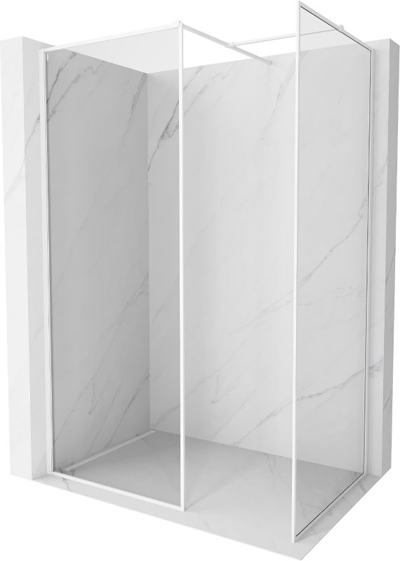 Ścianka prysznicowa Mexen Kioto-F biały 110x80 cm 800-110-202-04-20-080 1 szt.
