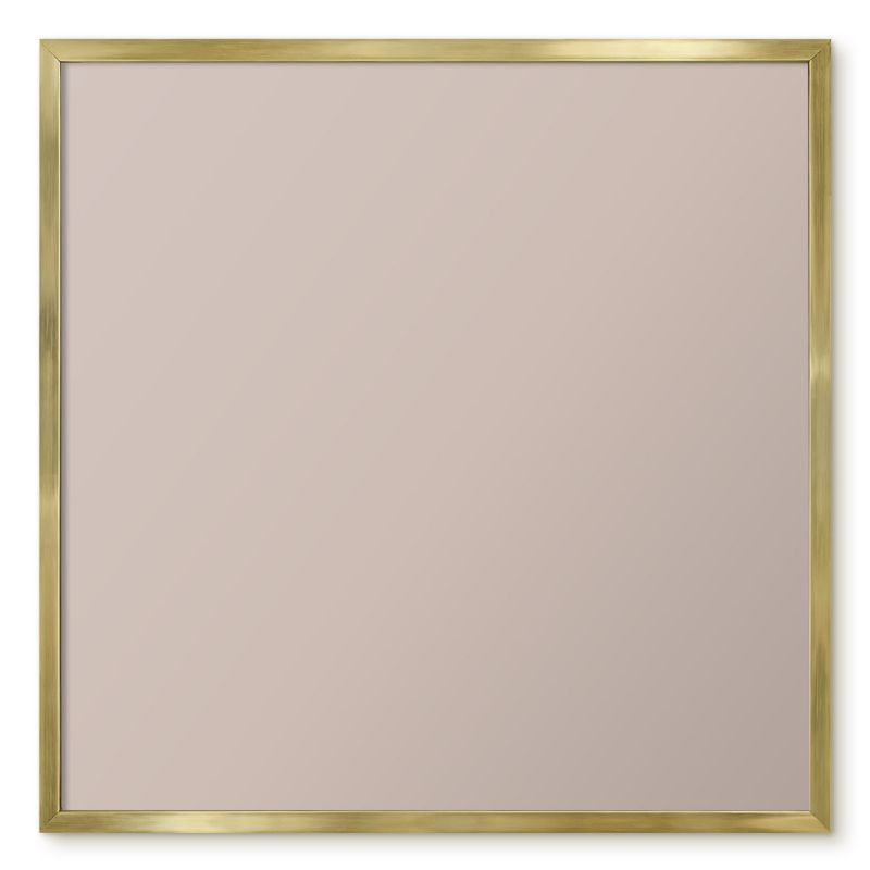 Magnetyczna Tablica Ścienna Tulup 50x50 cm Kolor brązowy 1 - Złota rama Do biura, salonu 1 szt.