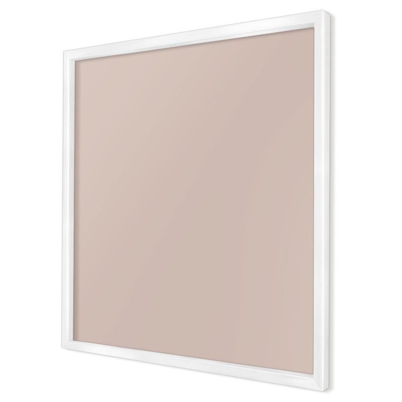 Magnetyczna tablica ozdobna Wallfluent 50x50 Beżowy róż w białej ramie 1szt