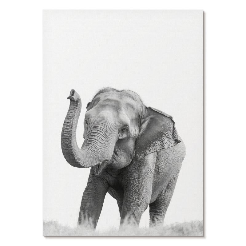 Obraz Plakat Canvas Tulup 21x29,7 cm (A4) Słoń artystyczny Do salonu, biura, sypialni 1 szt.