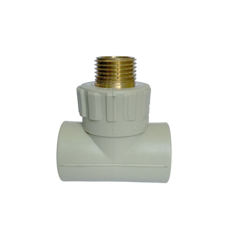 Trójnik PP-R 20 mm x 1/2" gwint zewnętrzny