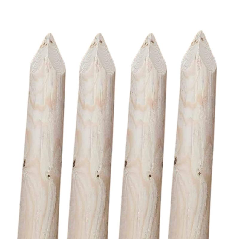 Palisada Drewniana Timbermik 80 cm Drewno Sosnowe 6 cm (4 szt.)