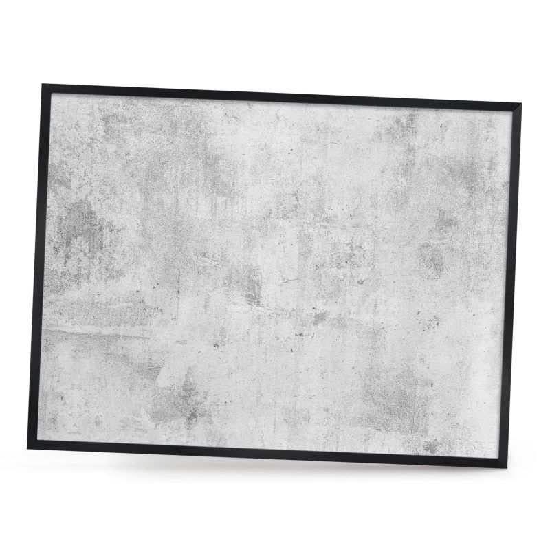 Magnetyczna tablica ozdobna ArtPrintCave 80x60 Beton surowy w czarnej ramie 1szt