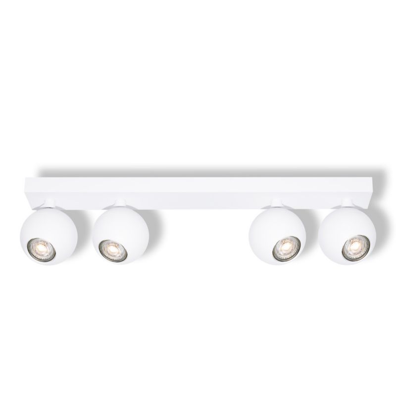 Lampa Sufitowa Osram Oprawa Natynkowa Ruchoma Punktowa Reflektor 4x GU10 Biała SPHERAL 1 szt.