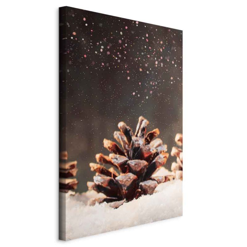 Obraz Artgeist Zimowa szyszka 20 x 30 cm płótno włoskie 1 szt