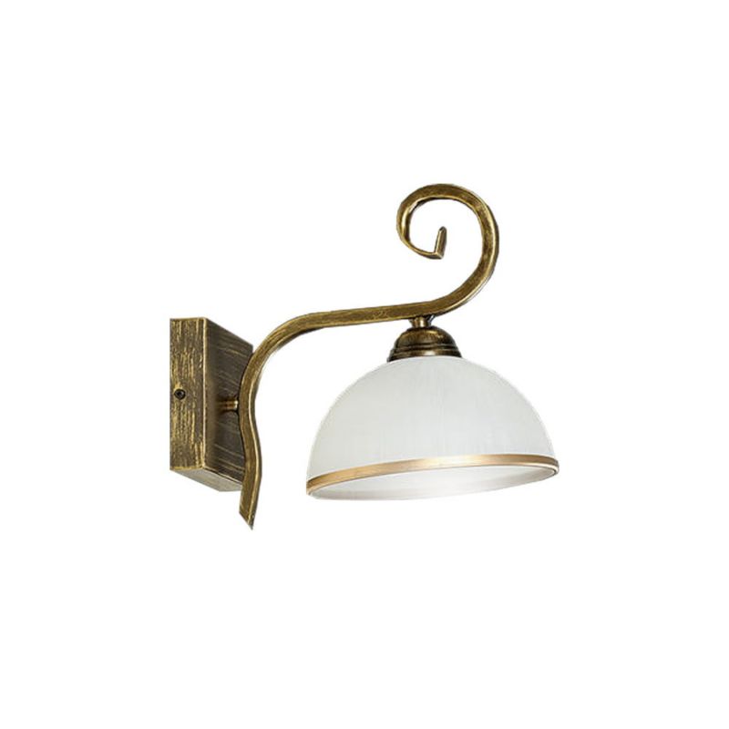 Kinkiet ścienny Emibig Wivara złoto-biały 1 x E27 x 60W IP20 wym: 24 x 32 x 32 cm - 1 szt.