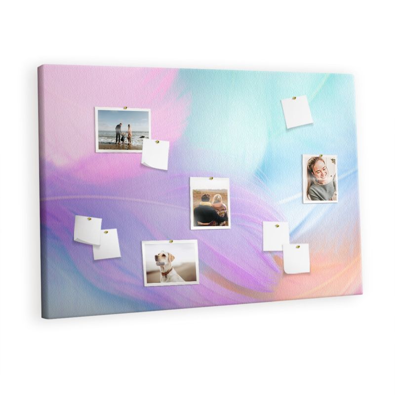 Korkowa Tablica Tulup 120x80 cm metaliczne pióra Do przypinania notatek Pinezki metaliczne 1 kpl