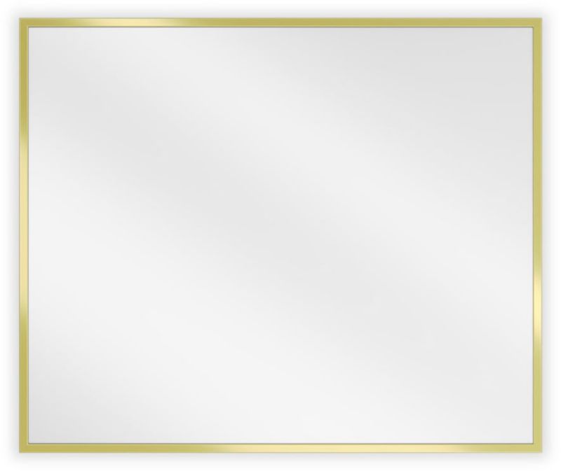 Lustro łazienkowe prostokątne Mexen Loft złoto 60x50 cm 1 szt.