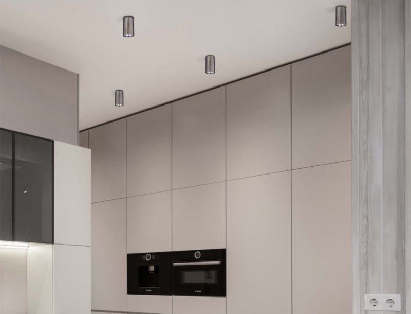 Reflektor spot Kaja ADRIA czarny chromowany 1xGU10x50W IP20 wym:10x6x5cm - 1 szt.