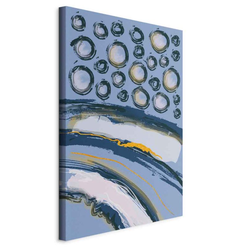 Obraz Artgeist Rytmiczne zorze 80 x 120 cm płótno włoskie 1 szt