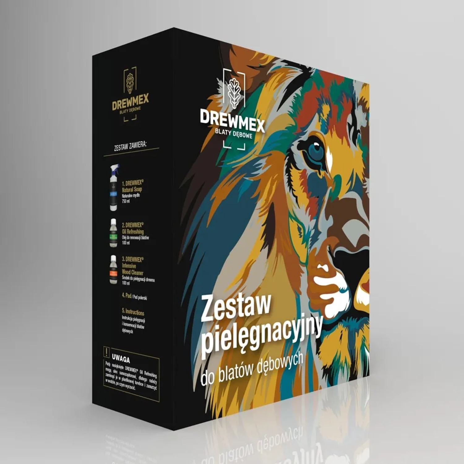 Drewmex Zestaw pielęgnacyjny do blatów dębowych