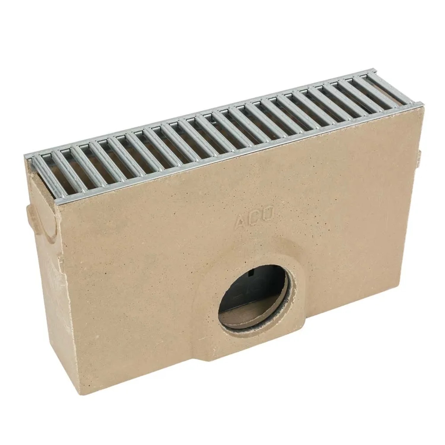 ACO SELF 2.0 Skrzynka odpływowa z rusztem, ocynk, 50 x 13 x 30 cm