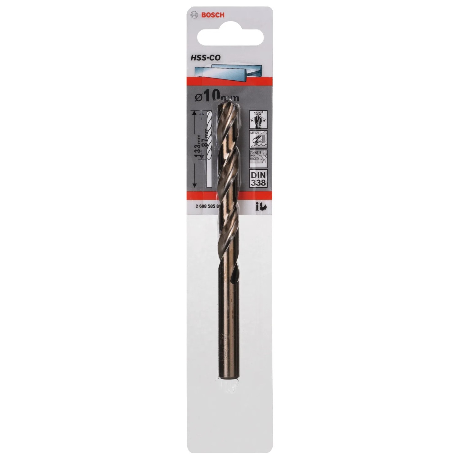 Bosch Professional Wiertło do metalu HSS-Co 10 x 133 mm