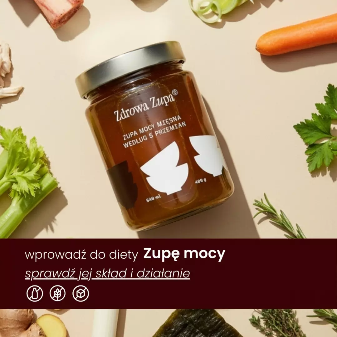 Zupa Mocy Mięsna według 5 przemian